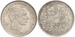 2 Крона Данія Срібло Крістіан IX король Данії (1818-1906)