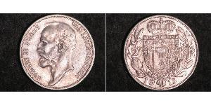 2 Крона Ліхтенштейн (1719 - ) Срібло Johann II, Prince of Liechtenstein (1840-1929)