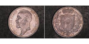 2 Крона Ліхтенштейн (1719 - ) Срібло Johann II, Prince of Liechtenstein (1840-1929)