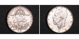 2 Крона Швеція Срібло Густав V (1858 - 1950)
