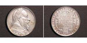 2 Крона Швеція Срібло Густав II Адольф Ваза (1594 – 1632)