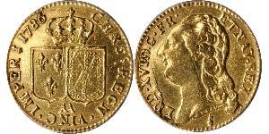 2 Луидор Королевство Франция (843-1791) Золото Людовик XVI (1754 - 1793)