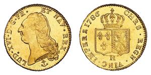 2 Луидор Королевство Франция (843-1791) Золото Людовик XVI (1754 - 1793)
