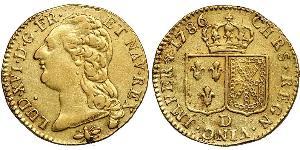 2 Луидор Королевство Франция (843-1791) Золото Людовик XVI (1754 - 1793)