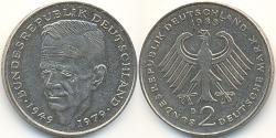 2 Марка ФРН (1949-1990) Нікель/Мідь 