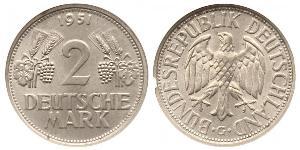 2 Марка ФРН (1949-1990) Нікель/Мідь 
