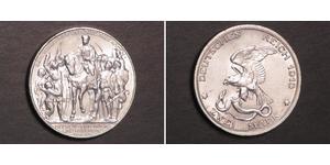 2 Марка Пруссия (королевство) (1701-1918) Серебро 