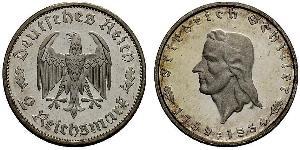 2 Марка Третий рейх (1933-1945) Серебро 