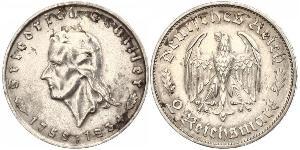 2 Марка Третий рейх (1933-1945) Серебро 