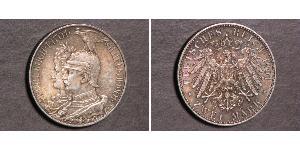 2 Марка Королівство Пруссія (1701-1918) Срібло Wilhelm II, German Emperor (1859-1941)