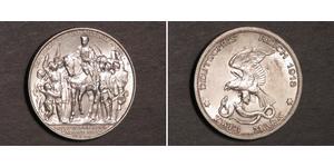2 Марка Королівство Пруссія (1701-1918) Срібло 