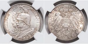 2 Марка Королівство Пруссія (1701-1918) Срібло Wilhelm II, German Emperor (1859-1941)