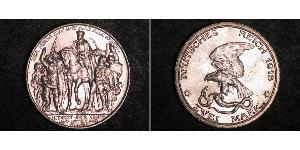 2 Марка Королівство Пруссія (1701-1918) Срібло 