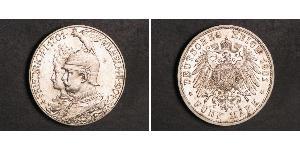 2 Марка Королівство Пруссія (1701-1918) Срібло Wilhelm II, German Emperor (1859-1941)