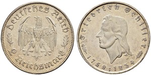 2 Марка Третій рейх (1933-1945) Срібло 