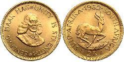 2 Ранд Південно-Африканська Республіка (1910 - ) Золото 