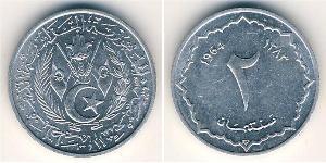 2 Сентаво Algeria (1962 - ) Алюміній 