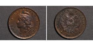 2 Сентаво Аргентинская Республика (1861 - ) Медь 