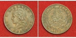 2 Сентаво Аргентинская Республика (1861 - ) Медь 