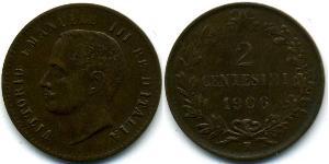 2 Сентесимо Kingdom of Italy (1861-1946) Медь 