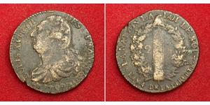 2 Соль Королевство Франция (843-1791) Бронза Людовик XVI (1754 - 1793)