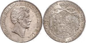 2 Талер Брауншвейг (герцогство) (1815 - 1918) Серебро Вильгельм Брауншвейгский