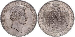 2 Талер Брауншвейг (герцогство) (1815 - 1918) Серебро Вильгельм Брауншвейгский