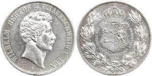 2 Талер Брауншвейг (герцогство) (1815 - 1918) Серебро Вильгельм Брауншвейгский