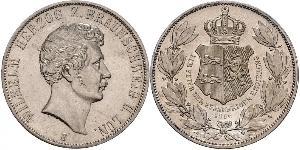 2 Талер Брауншвейг (герцогство) (1815 - 1918) Серебро Вильгельм Брауншвейгский