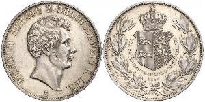 2 Талер Брауншвейг (герцогство) (1815 - 1918) Серебро Вильгельм Брауншвейгский