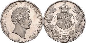 2 Талер Брауншвейг (герцогство) (1815 - 1918) Серебро Вильгельм Брауншвейгский