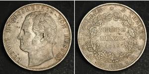 2 Талер Великое герцогство Гессен (1806 - 1918) Серебро Людвиг II (великий герцог Гессенский)
