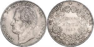 2 Талер Великое герцогство Гессен (1806 - 1918) Серебро Людвиг II (великий герцог Гессенский)