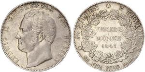 2 Талер Великое герцогство Гессен (1806 - 1918) Серебро Людвиг II (великий герцог Гессенский)