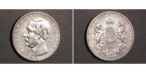 2 Талер Ганновер (королевство) (1814 - 1866) Серебро Георг V (король Ганновера) (1819 - 1878)