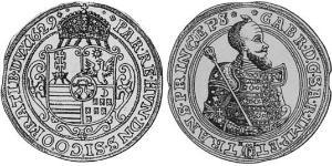 2 Талер Княжество Трансильвания (1571-1711) Серебро 
