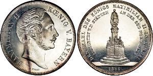 2 Талер Королевство Бавария (1806 - 1918) Серебро Максимилиан II (король Баварии)(1811 - 1864)