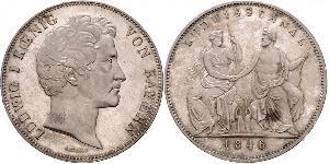 2 Талер Королевство Бавария (1806 - 1918) Серебро Людвиг I (король Баварии)(1786 – 1868)