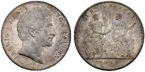 2 Талер Королевство Бавария (1806 - 1918) Серебро Людвиг I (король Баварии)(1786 – 1868)
