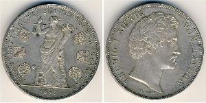 2 Талер Королевство Бавария (1806 - 1918) Серебро Людвиг I (король Баварии)(1786 – 1868)
