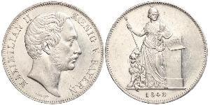 2 Талер Королевство Бавария (1806 - 1918) Серебро Максимилиан II (король Баварии)(1811 - 1864)