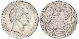 2 Талер Королевство Бавария (1806 - 1918) Серебро Людвиг I (король Баварии)(1786 – 1868)