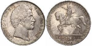 2 Талер Королевство Бавария (1806 - 1918) Серебро Людвиг I (король Баварии)(1786 – 1868)