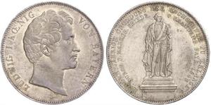 2 Талер Королевство Бавария (1806 - 1918) Серебро Людвиг I (король Баварии)(1786 – 1868)
