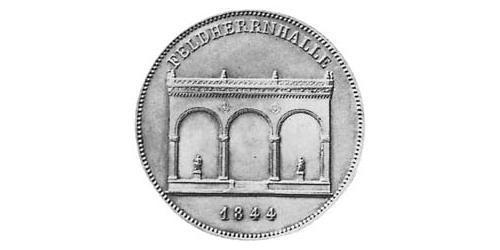 2 Талер Королевство Бавария (1806 - 1918) Серебро Людвиг I (король Баварии)(1786 – 1868)