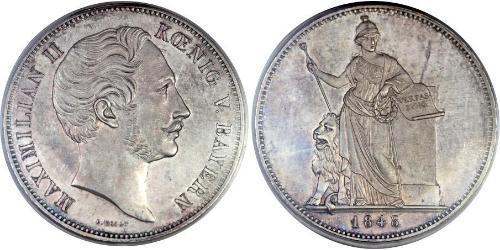 2 Талер Королевство Бавария (1806 - 1918) Серебро Максимилиан II (король Баварии)(1811 - 1864)