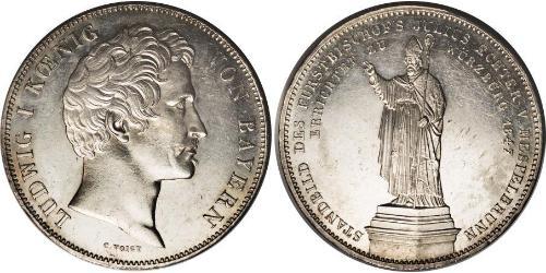 2 Талер Королевство Бавария (1806 - 1918) Серебро Людвиг I (король Баварии)(1786 – 1868)