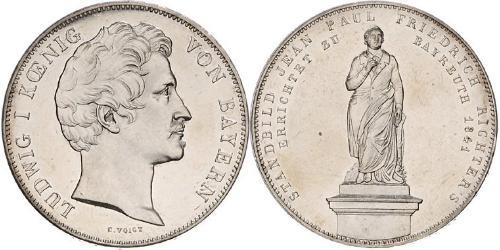 2 Талер Королевство Бавария (1806 - 1918) Серебро Людвиг I (король Баварии)(1786 – 1868)