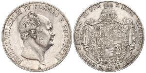 2 Талер Пруссия (королевство) (1701-1918) Серебро Фридрих Вильгельм IV (1795 - 1861)