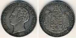 2 Талер Саксен-Кобург-Гота (1826-1920) Серебро 